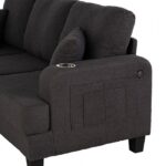 Cinderford Contemporary Dark Gray Sofa SL6936DG-SF-PK by Furniture of America 15