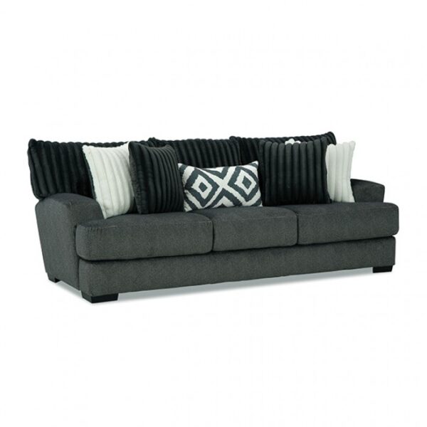 Loughlin Transitional Gun Metal Sofa SM5195-SF By Furniture of America 7