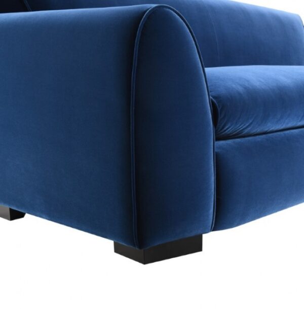 Severo Contemporary Royal Blue Velvet Sofa  FM61005BL-SF by Furniture of America 9