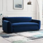 Severo Contemporary Royal Blue Velvet Sofa  FM61005BL-SF by Furniture of America 13