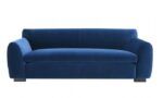 Severo Contemporary Royal Blue Velvet Sofa  FM61005BL-SF by Furniture of America 17