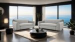 Severo Contemporary Light Gray Sofa FM61005LG-SF by Furniture of America 17