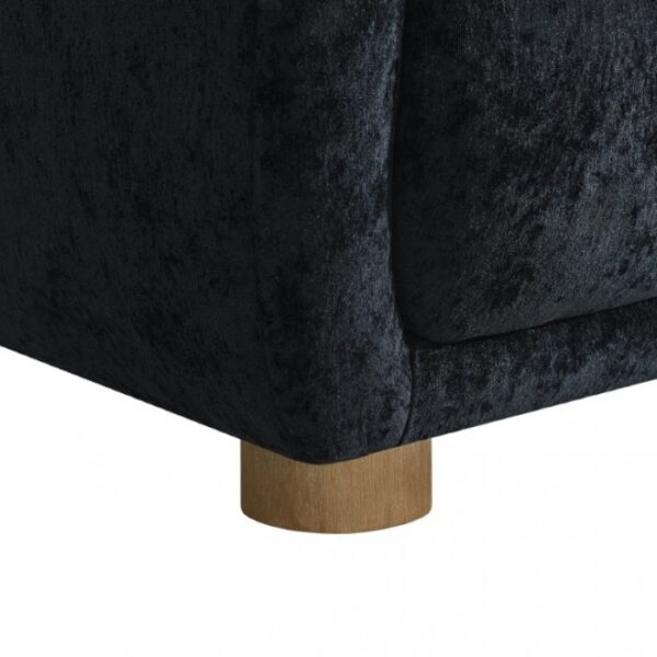 Kolvere Contemporary Black Chenille Sofa FM61006BK-SF by Furniture of America 10