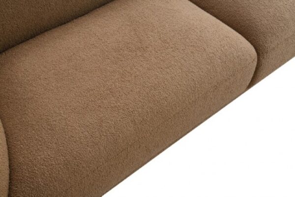 Kolvere Contemporary Brown Bouclé Sofa  FM61006BR-SF by Furniture of America 11