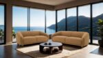 Kolvere Contemporary Brown Bouclé Sofa  FM61006BR-SF by Furniture of America 14