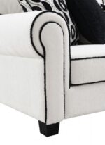 Viviani Transitional White Chenille Sofa FM61007WH-SF  by Furniture of America 18