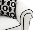 Viviani Transitional White Chenille Sofa FM61007WH-SF  by Furniture of America 19