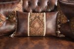 Palencia Traditional Dark Cherry and Brown Sofa FM65005BR-SF by Furniture of America 19