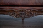 Palencia Traditional Dark Cherry and Brown Sofa FM65005BR-SF by Furniture of America 17
