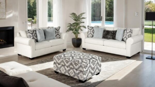 Queensbury White Sofa FM61113WH-SF by Furniture of America 13