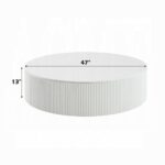 Dyllan White High Gloss Round Coffee Table LV03135 By ACME 10