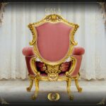 Handmade Gold Peach Gala Chair 23
