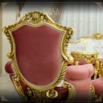 Handmade Gold Peach Gala Chair 25
