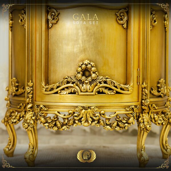 Handmade Gold Peach Vitrine 10