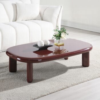 Eddie Red High Gloss Coffee Table LV03955 By ACME