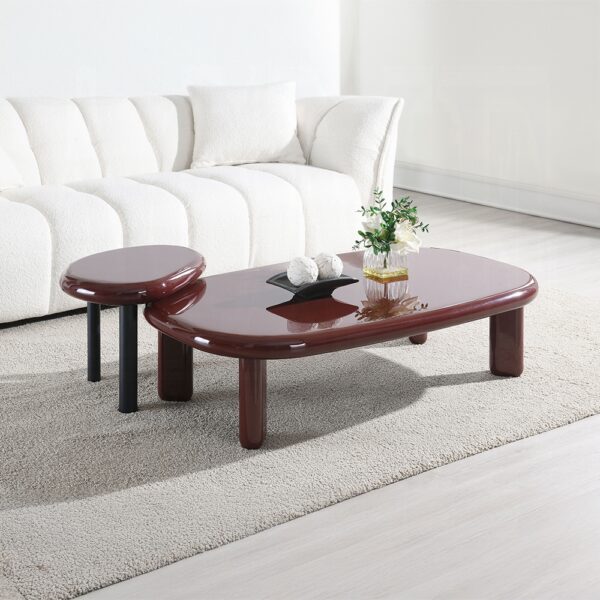 Eddie Red High Gloss End Table LV03956 By ACME 8