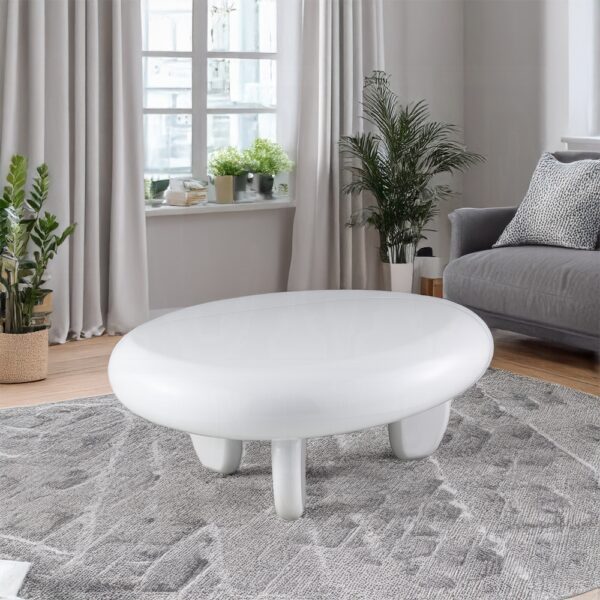 Wylie White High Gloss Coffee Table LV04365 By ACME 7