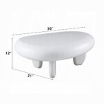 Wylie White High Gloss Coffee Table LV04365 By ACME Luxury Coffee Tables Mobilia Cleopatra 13 Wylie White High Gloss Coffee Table LV04365 By ACME 13
