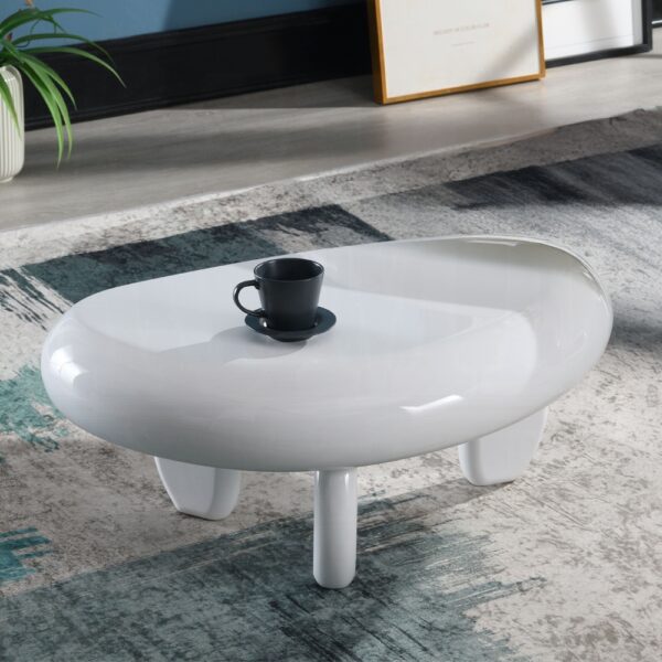 Wylie White High Gloss End Table LV04366 By ACME 6