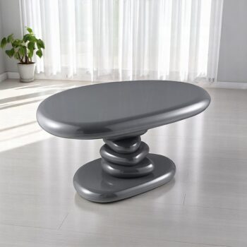 Charlene Gray High Gloss End Table LV03917 By ACME
