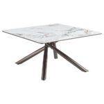 Carvell Square Sintered Stone Coffee Table Mirage White by Coaster Furniture Luxury Living Room Furniture Mobilia Cleopatra 13 Carvell Square Sintered Stone Coffee Table Mirage White by Coaster Furniture 13