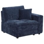 Atlantic Corduroy RAF Arm Chair Blue by Coaster Furniture Luxury Living Room Furniture Mobilia Cleopatra 10 Atlantic Corduroy RAF Arm Chair Blue by Coaster Furniture 10