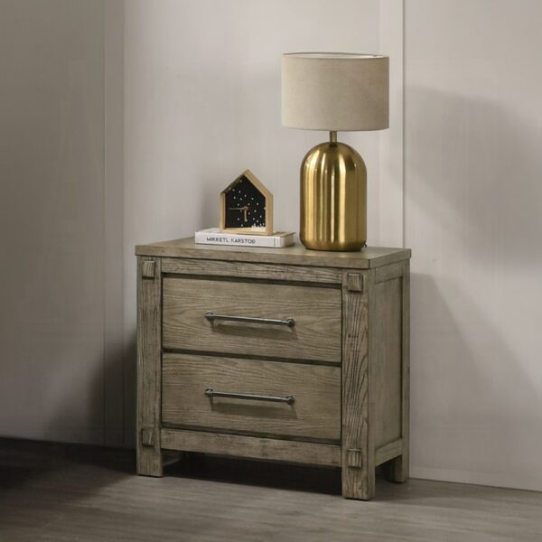 Colton Antique White Oak Finish Nightstand BD05293 By ACME 9