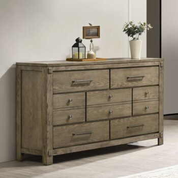 Colton Antique White Oak Finish Dresser BD05295 By ACME