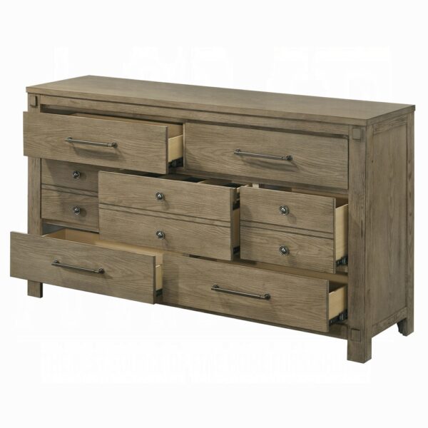Colton Antique White Oak Finish Dresser BD05295 By ACME 10