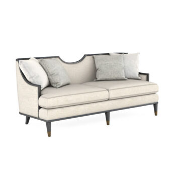 Harper Vintage Black Finish Transitional Sofa By Art Furniture