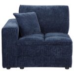Atlantic Blue Corduroy LAF Arm Chair by coaster Furniture Luxury Living Room Furniture Mobilia Cleopatra 13 Atlantic Blue Corduroy LAF Arm Chair by coaster Furniture 13