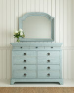Summer Creek Light Keeper’s 11-Drawer Dresser – Shutter Blue By Art Furniture 16