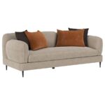 Jade Chenille Upholstered Sculpted Track Arm Sofa Latte by Coaster Furniture Luxury Living Room Furniture Mobilia Cleopatra 7 Jade Chenille Upholstered Sculpted Track Arm Sofa Latte by Coaster Furniture 7