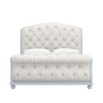 Summer Creek Queen Shoals Tufted Sleigh Bed – Shutter Blue By Art Furniture 13