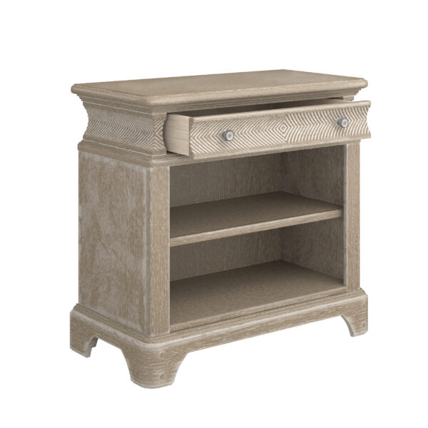 Summer Creek Scrubbed Oak Finish Nightstand By Art Furniture 7