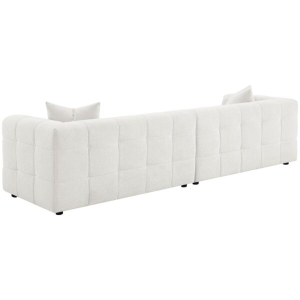 Everly Extra Long Boucle Tufted Sofa by Coaster Furniture 13