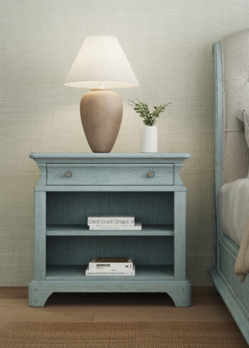 Summer Creek Shutter Blue Nightstand By Art Furniture