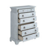 Summer Creek Shutter Blue Chest with 8 Drawers By Art Furniture 12