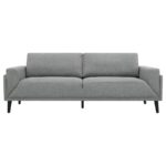 Rilynn Upholstered Track Arm Sofa Grey by Coaster Furniture 15