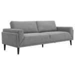 Rilynn Upholstered Track Arm Sofa Grey by Coaster Furniture 17