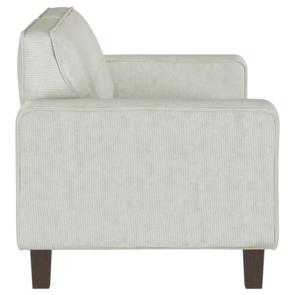 Deerhurst Upholstered Track Arm Tufted Sofa Greige by Coaster Furniture 9
