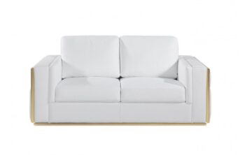 1130 Loveseat DivanItalia Top Grain Italian Leather by Gu Furniture