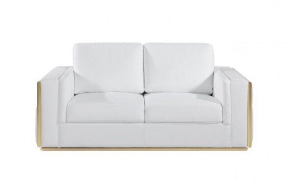 1130 Loveseat DivanItalia Top Grain Italian Leather by Gu Furniture 16