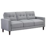 Bowen Upholstered Track Arm Tufted Sofa Grey by Coaster Furniture Luxury Living Room Furniture Mobilia Cleopatra 14 Bowen Upholstered Track Arm Tufted Sofa Grey by Coaster Furniture 14