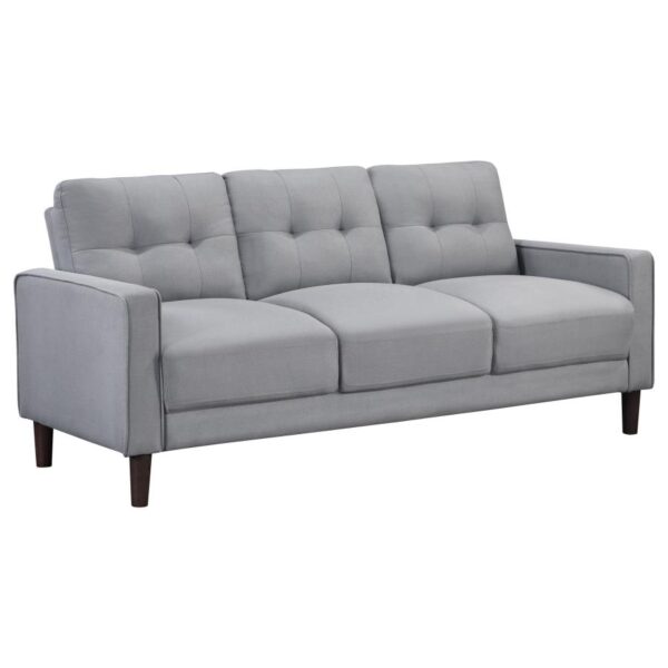 Bowen Upholstered Track Arm Tufted Sofa Grey by Coaster Furniture 10