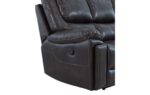5108 Leather-Aire Manual Reclining Console Loveseat by Gu Furniture Luxury Loveseats Mobilia Cleopatra 20 5108 Leather-Aire Manual Reclining Console Loveseat by Gu Furniture 20