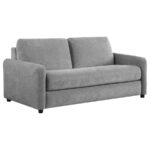 Rylie Upholstered Sofa Sleeper with Queen Mattress Grey by Coaster Furniture 17