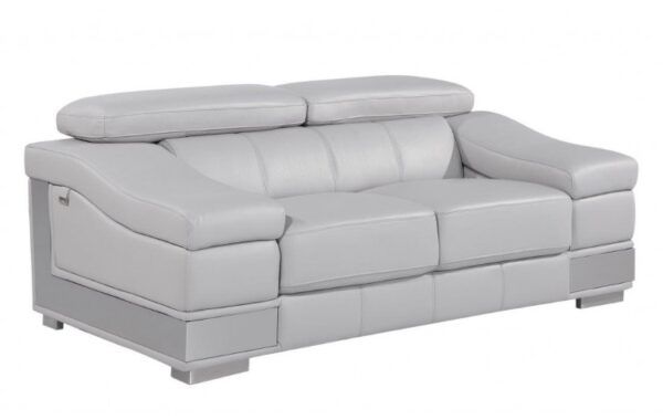 415 DivanItalia Loveseat Top Grain Italian Leather by Gu Furniture 16