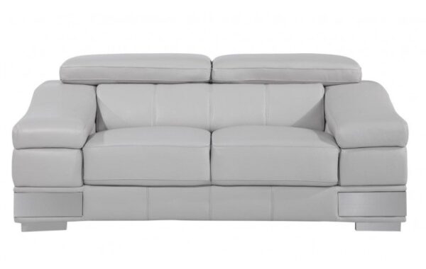 415 DivanItalia Loveseat Top Grain Italian Leather by Gu Furniture 15
