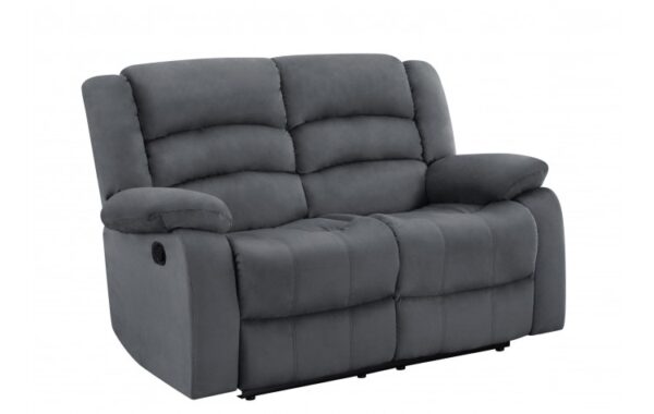 9824 Microfiber Fabric Reclining Loveseat By Gu Furniture 12